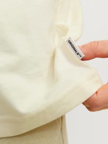 Jack & Jones Bedrukt T-shirts Junior -Buttercream - 12257641