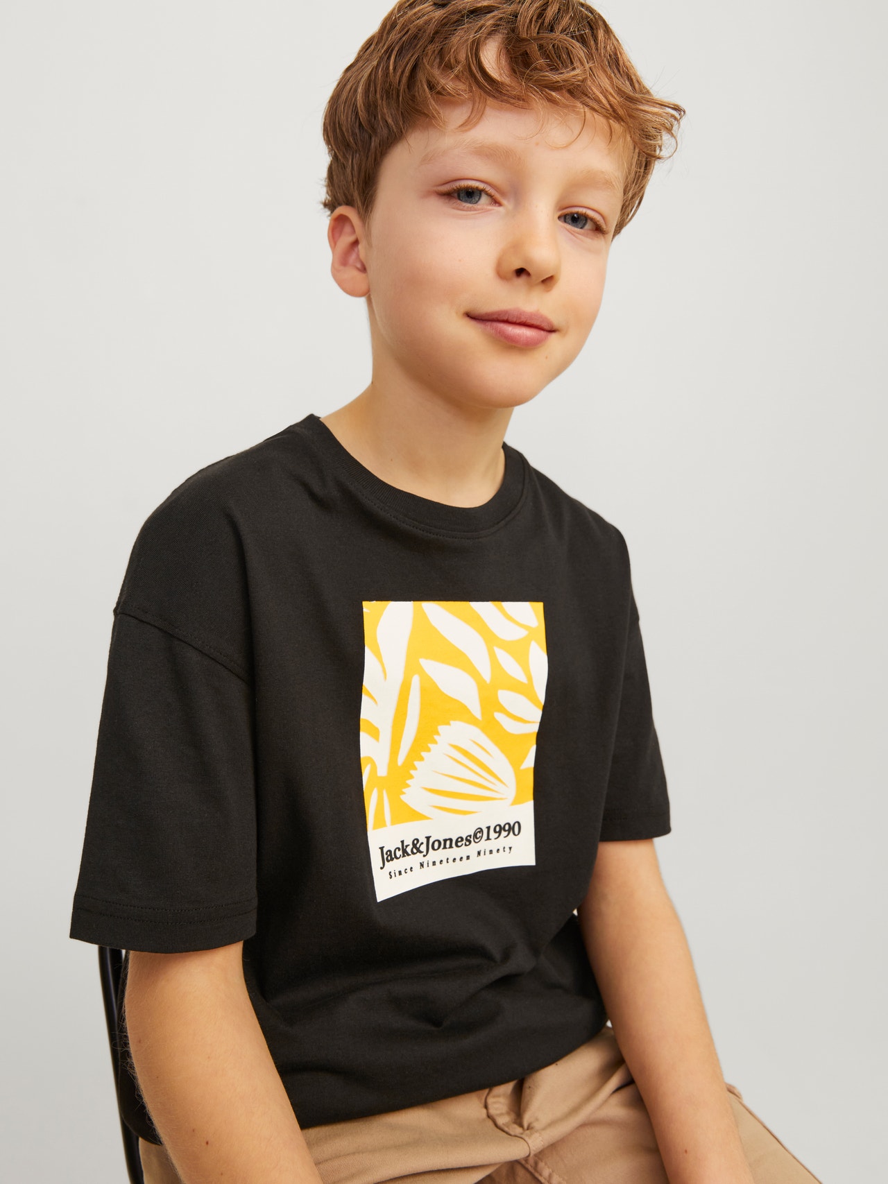 Jack & Jones Gedrukt T-shirt Voor jongens -Black - 12257641