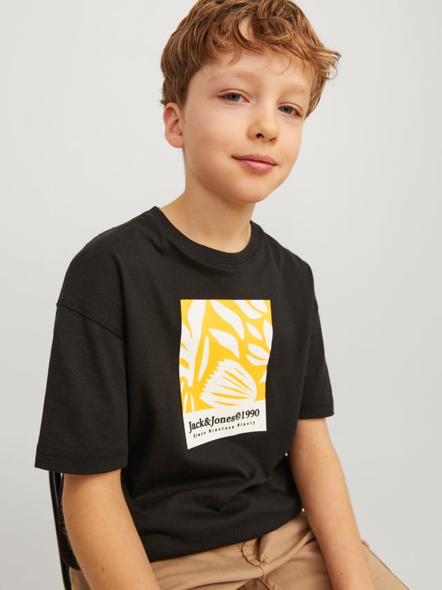 Jack & Jones Nadruk T-shirt Dla chłopców - 12257641