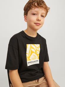 Jack & Jones Spausdintas raštas Marškinėliai For boys -Black - 12257641