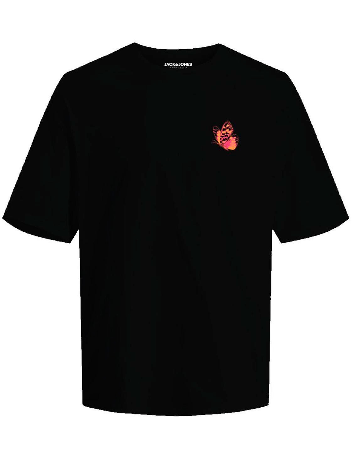 Jack & Jones Plus Size Printed T-shirt -Black - 12257650