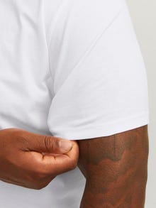 Jack & Jones Plus Size Bedrukt T-shirt -White - 12257653