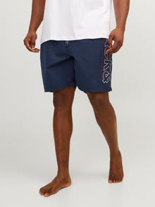 Jack & Jones Plus Size Regular Fit Badeshorts i regular fit -Navy Blazer - 12257667