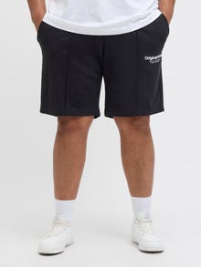 Jack & Jones Plus Size Loose Fit Sweatshorts -Black - 12257670