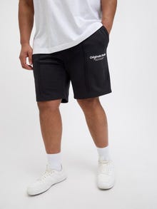 Jack & Jones Plus Size Loose Fit Sweatshorts -Black - 12257670