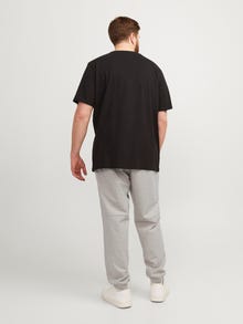 Jack & Jones Παντελόνι Slim Fit Φόρμα Μεγάλο μέγεθος -Light Grey Melange - 12257672