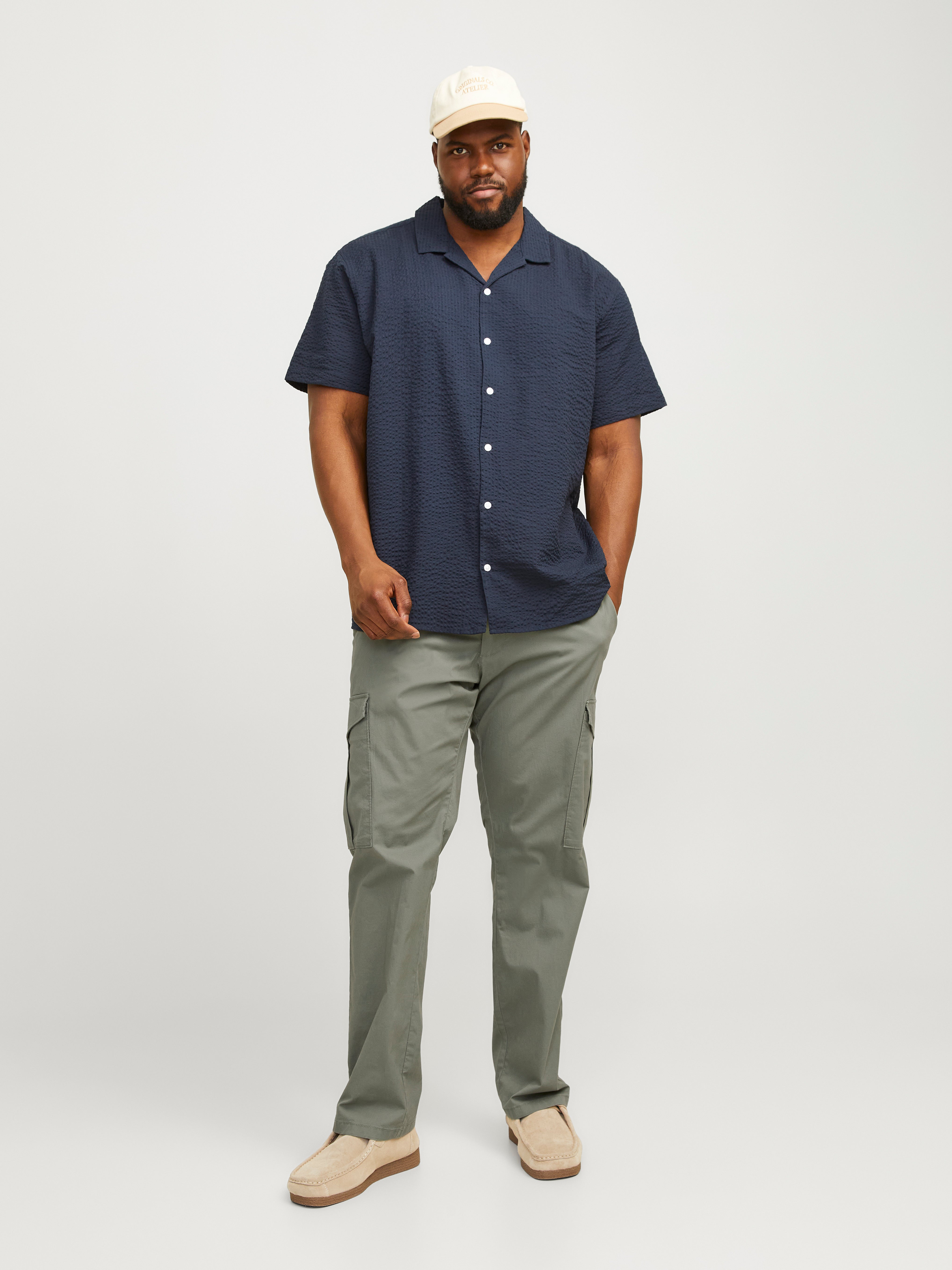 Plus size cargo pants with pockets hotsell