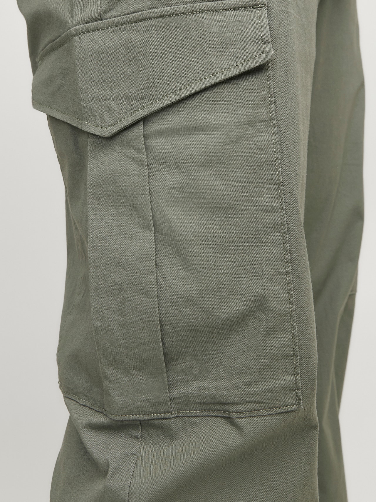 Jack & Jones Plus Size Cargo fit Spodnie bojówki -Agave Green - 12257674