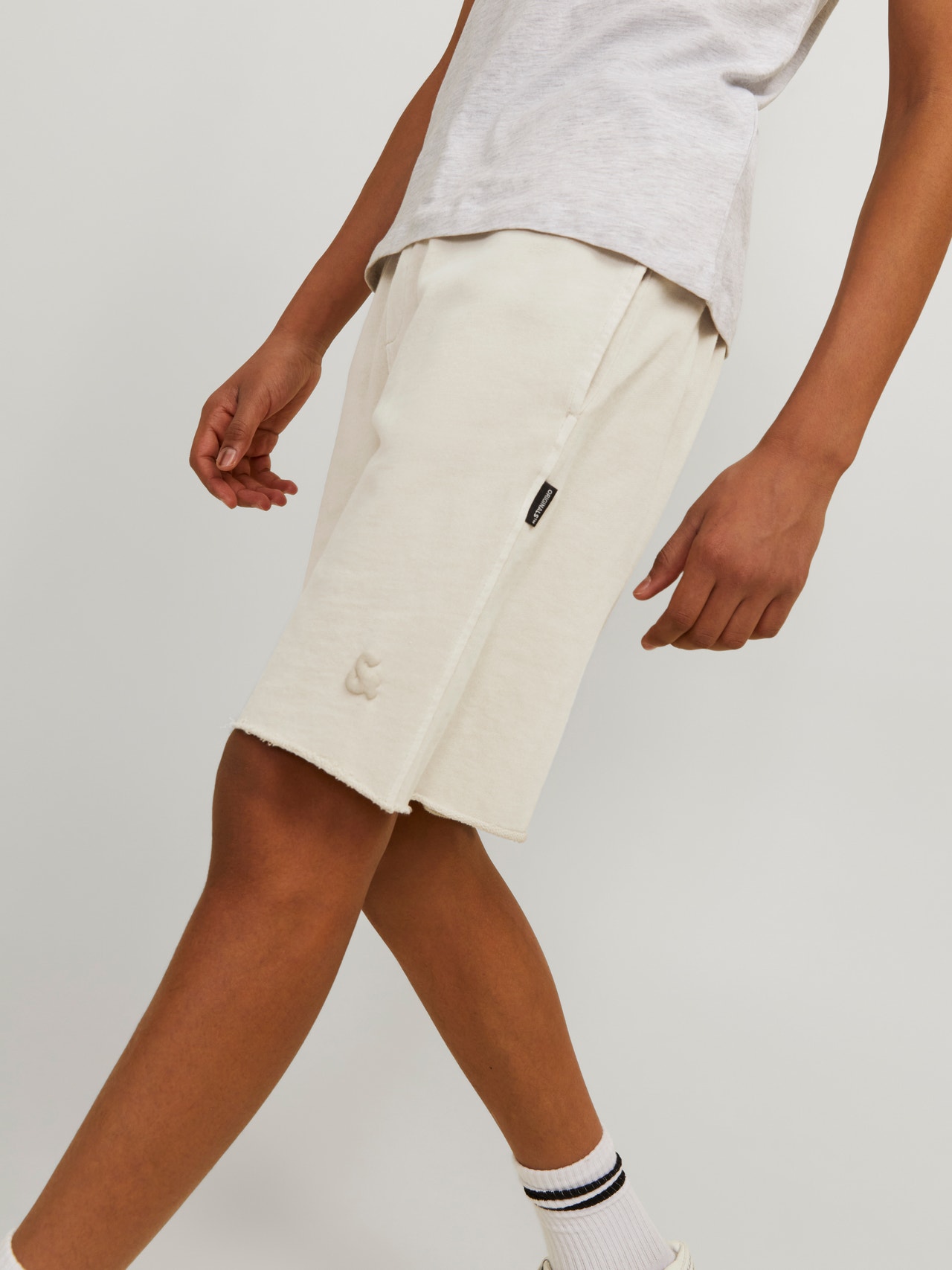 Jack & Jones Loose Fit Casual Shorts För pojkar -Peyote - 12257677