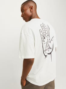 Jack & Jones T-shirt Imprimé -Cloud Dancer - 12257732