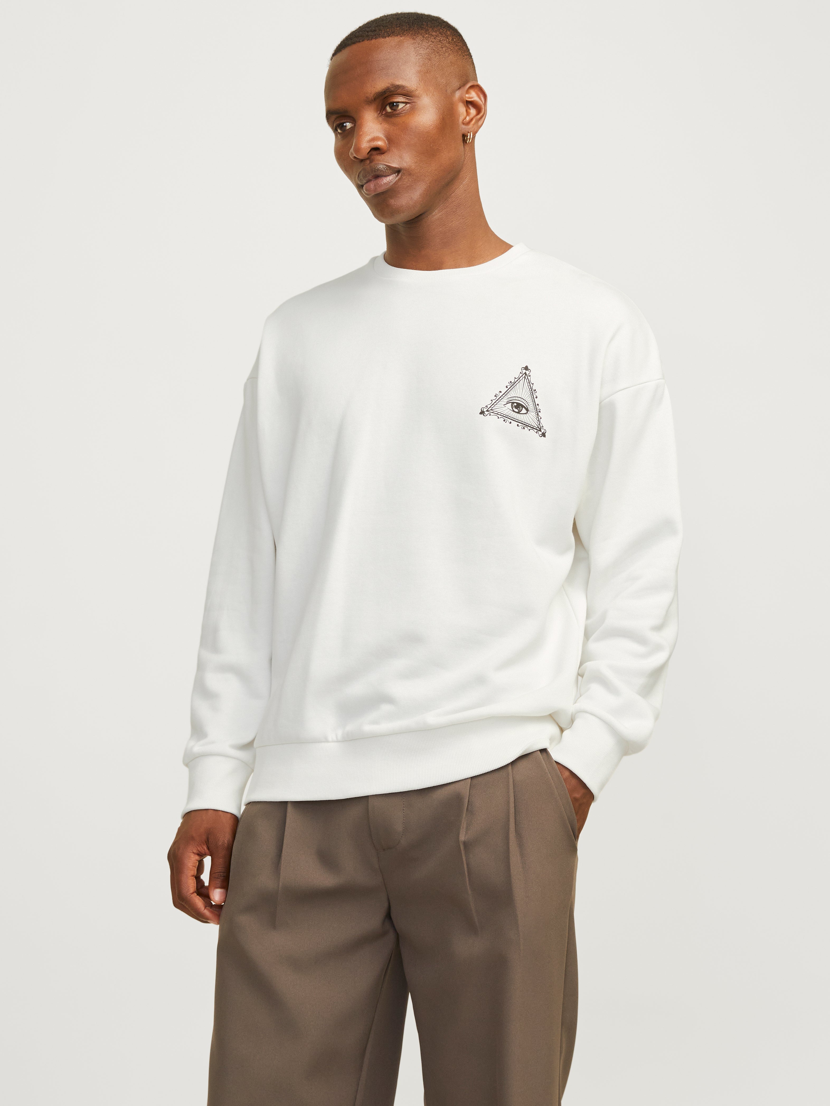 Gedruckt Sweatshirt