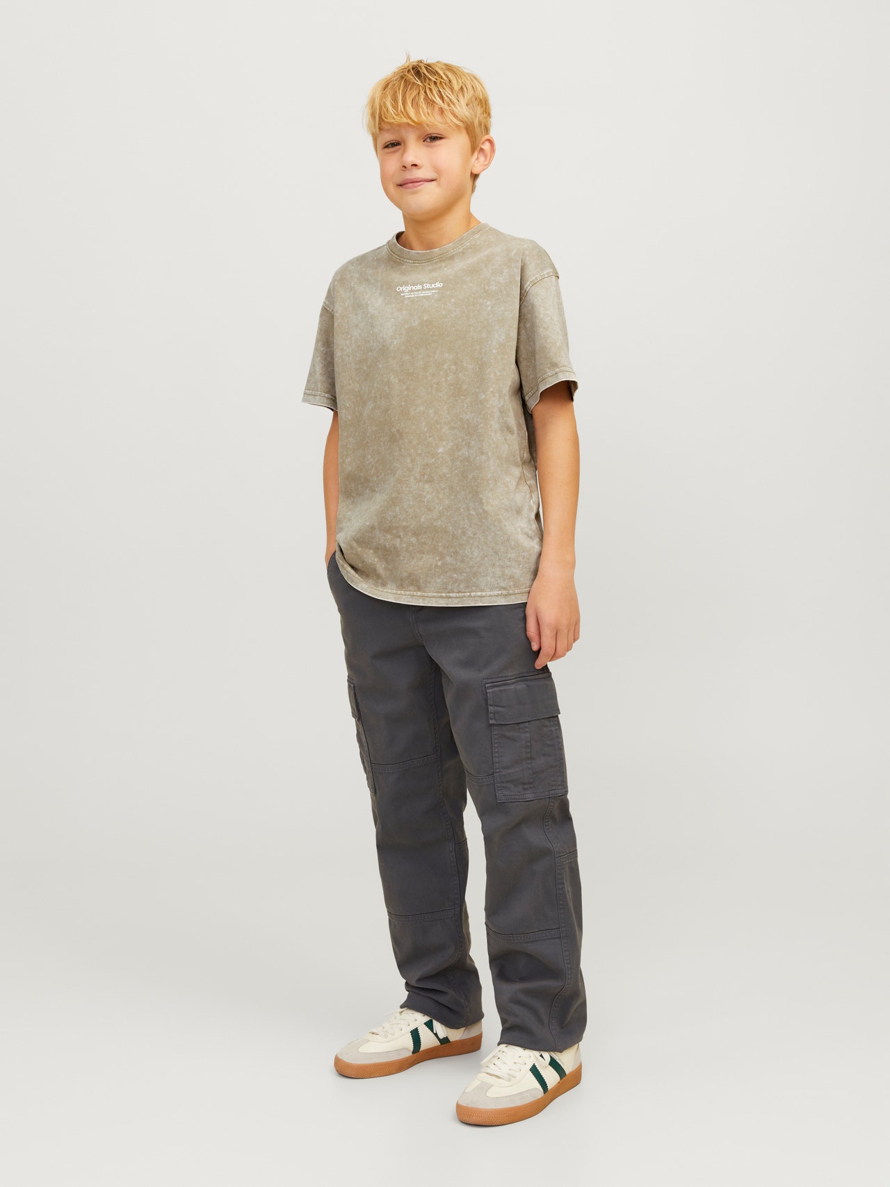 Jack & Jones Camiseta Estampado Para chicos -Silver Sage - 12257747