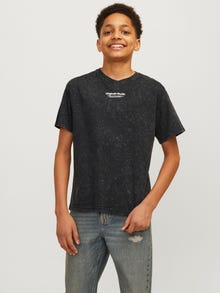 Jack & Jones Trykk T-skjorte For gutter -Black - 12257747