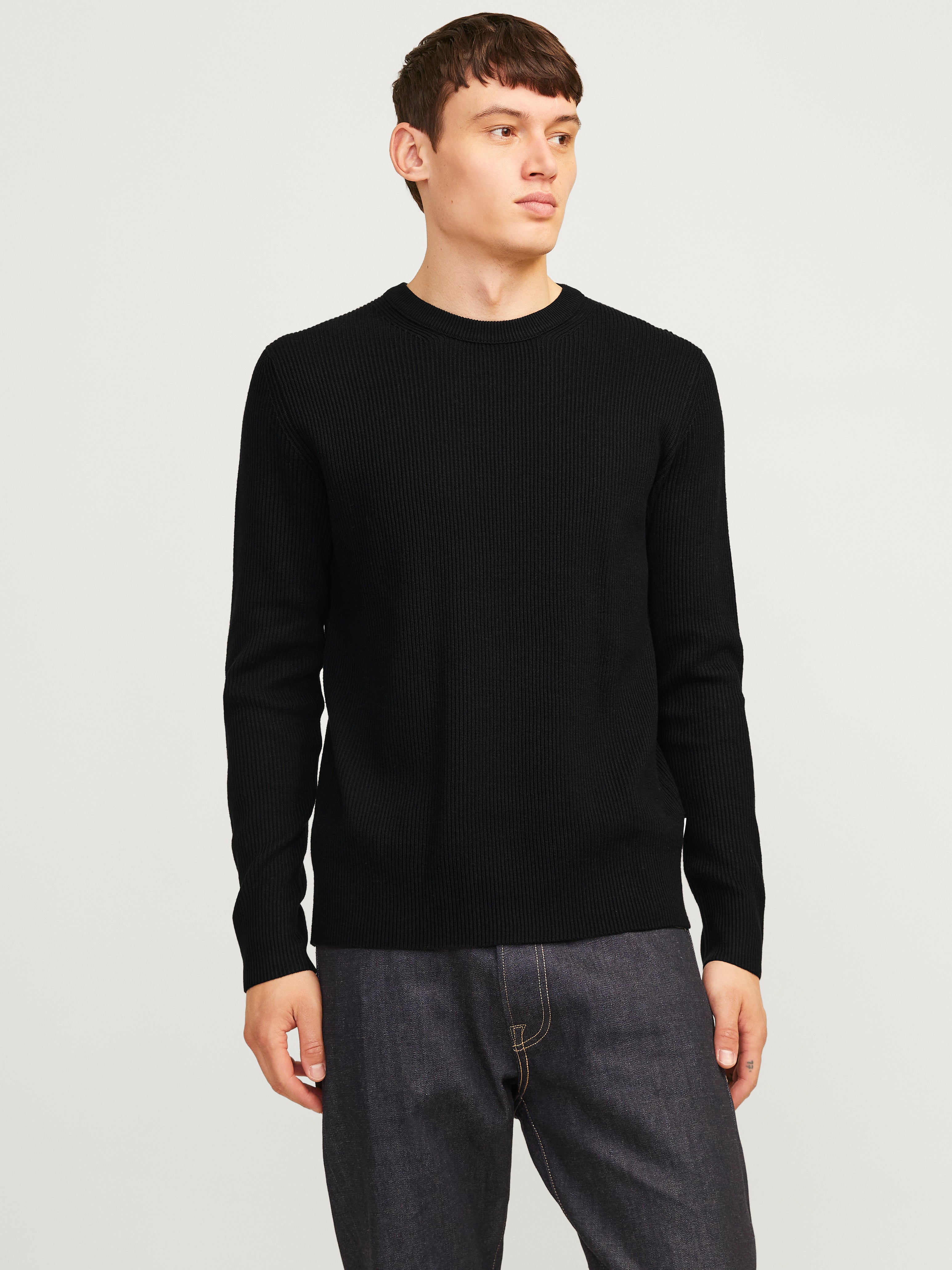 Thumbnail - Einfarbig Strickpullover