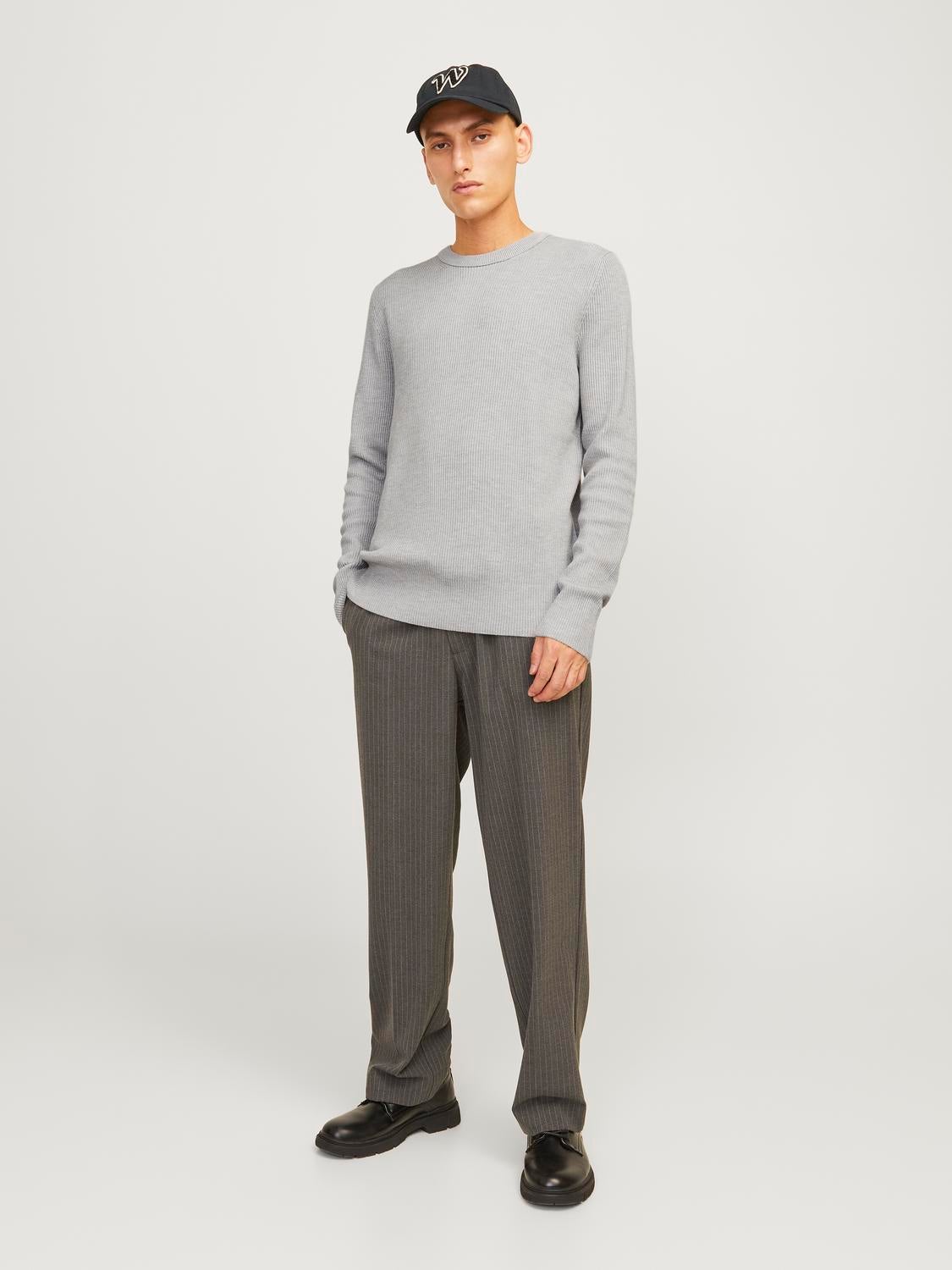 Plain Crew Neck Jumper