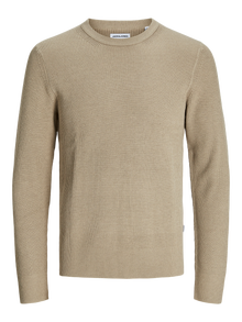 Jack & Jones Vienspalvis Megztinis -Crockery - 12257771