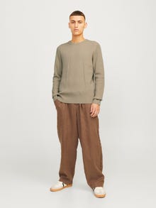 Jack & Jones Vienspalvis Megztinis -Crockery - 12257771