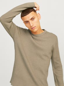 Jack & Jones Vienspalvis Megztinis -Crockery - 12257771