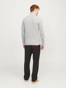Jack & Jones Zip à quart -Light Grey Melange - 12257773