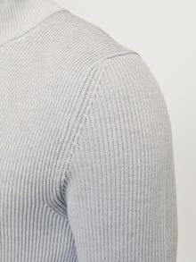 Jack & Jones Zip à quart -Light Grey Melange - 12257773
