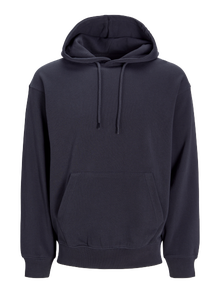 Jack & Jones Yksivärinen Huppari -Dark Navy - 12257852