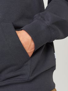 Jack & Jones Yksivärinen Huppari -Dark Navy - 12257852