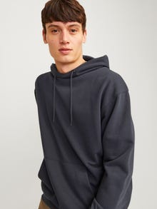 Jack & Jones Yksivärinen Huppari -Dark Navy - 12257852