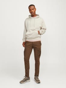 Jack & Jones Hoodie -Moonbeam - 12257852