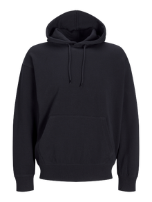 Jack & Jones Einfarbig Kapuzenpullover -Black - 12257852