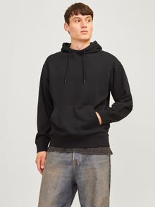 Jack & Jones Einfarbig Kapuzenpullover -Black - 12257852
