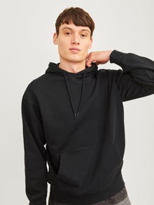Jack & Jones Einfarbig Kapuzenpullover -Black - 12257852