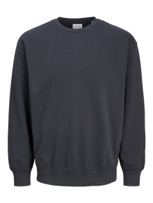 Jack & Jones Plain Sweatshirt -Dark Navy - 12257853