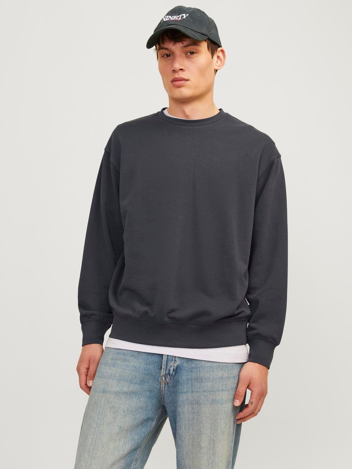 Einfarbig Sweatshirt