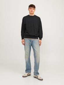 Jack & Jones Enfärgat Sweatshirt -Black - 12257853