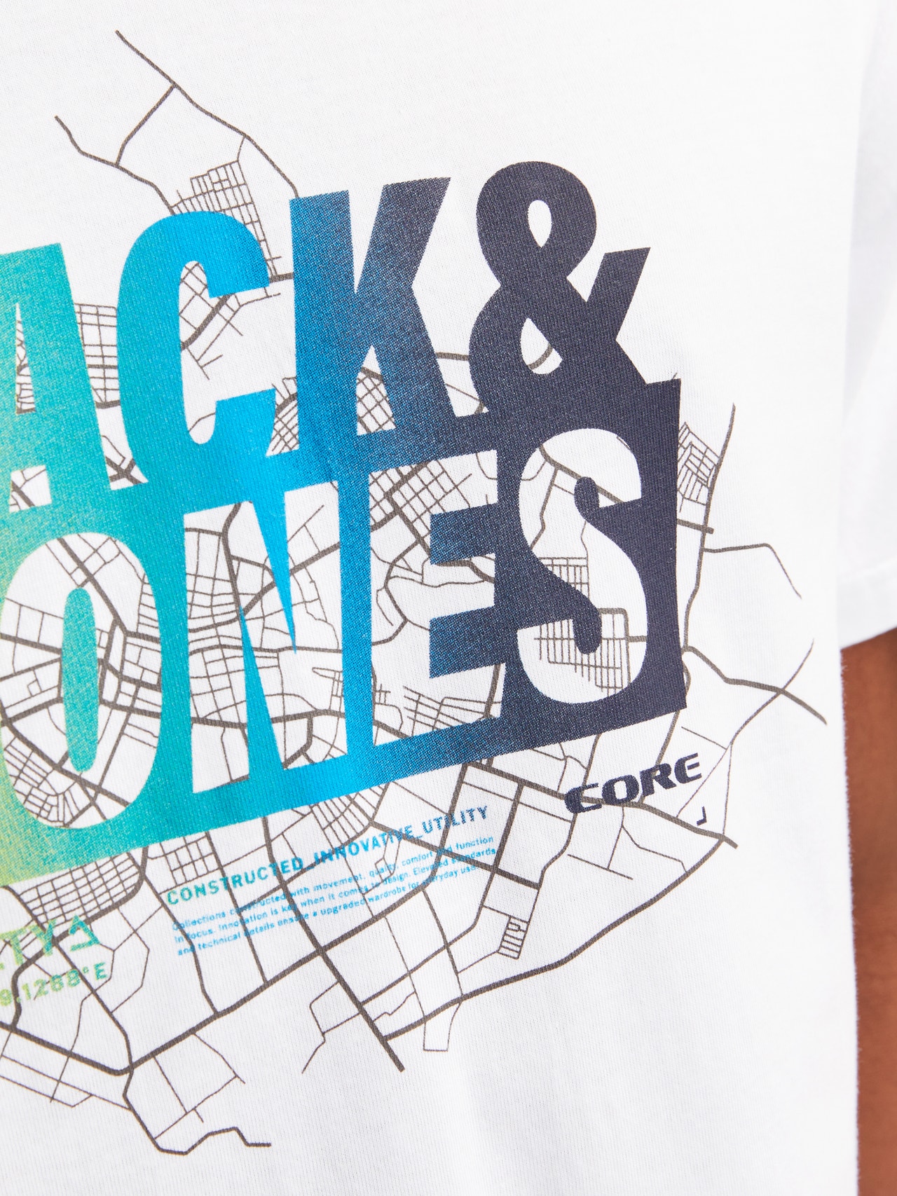 Jack & Jones Καλοκαιρινό μπλουζάκι -White - 12257908