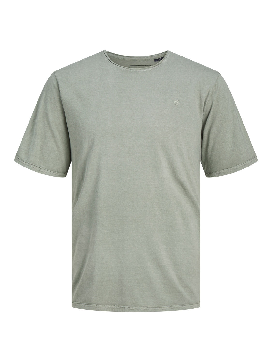 Jack & Jones Ensfarvet Crew neck T-shirt -Lily Pad - 12257961