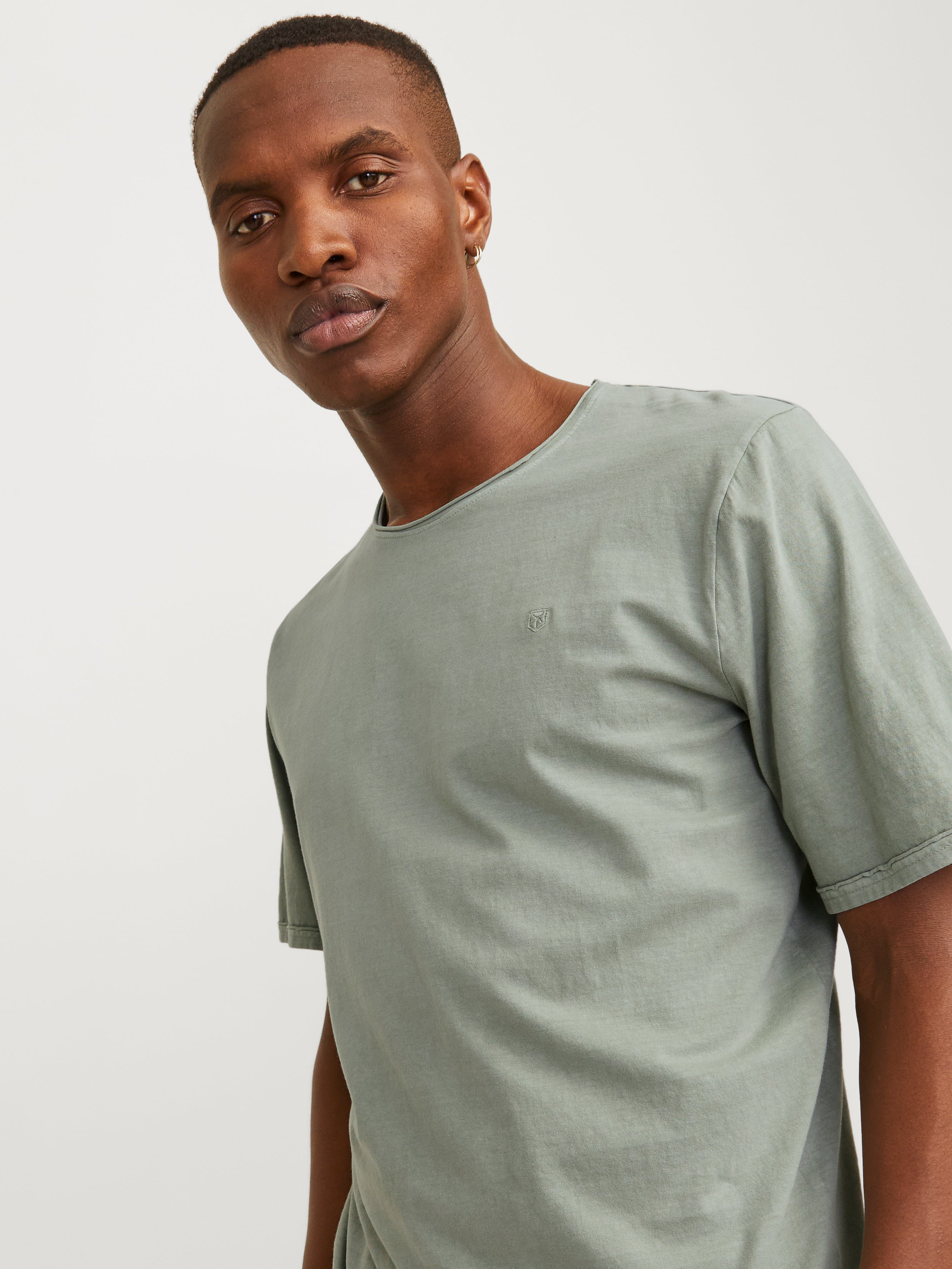 Jack & Jones Plain Crew neck T-shirt - 12257961