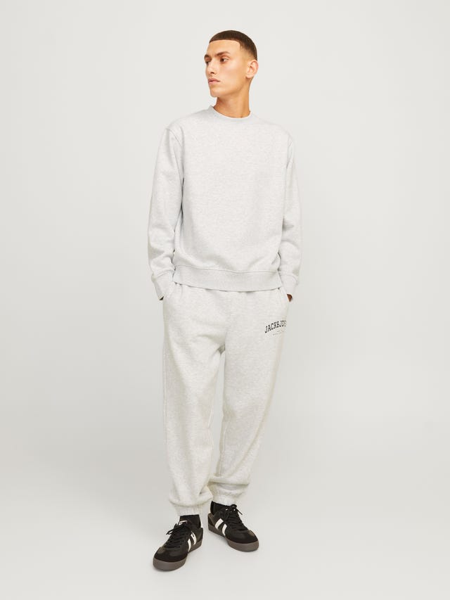 Jack & Jones loose fit textured sweatpants in black Jack & Jones loose fit textured sweatpants in black