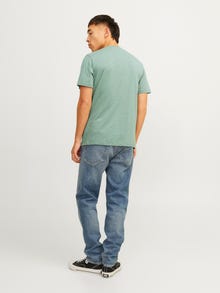 Jack & Jones Vienspalvis Kinijos kaklas Marškinėliai -Lily Pad - 12257965