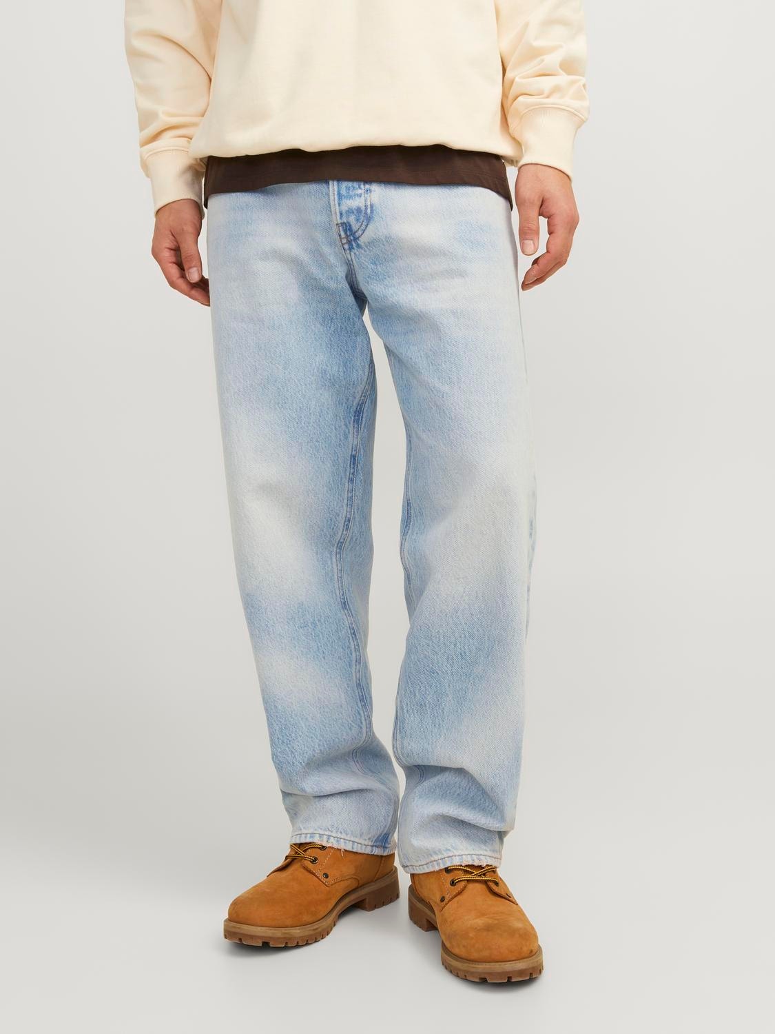 Jack & Jones JJIEDDIE JJCOOPER SBD 799 EXP Loose fit jeans -Blue Denim - 12257982