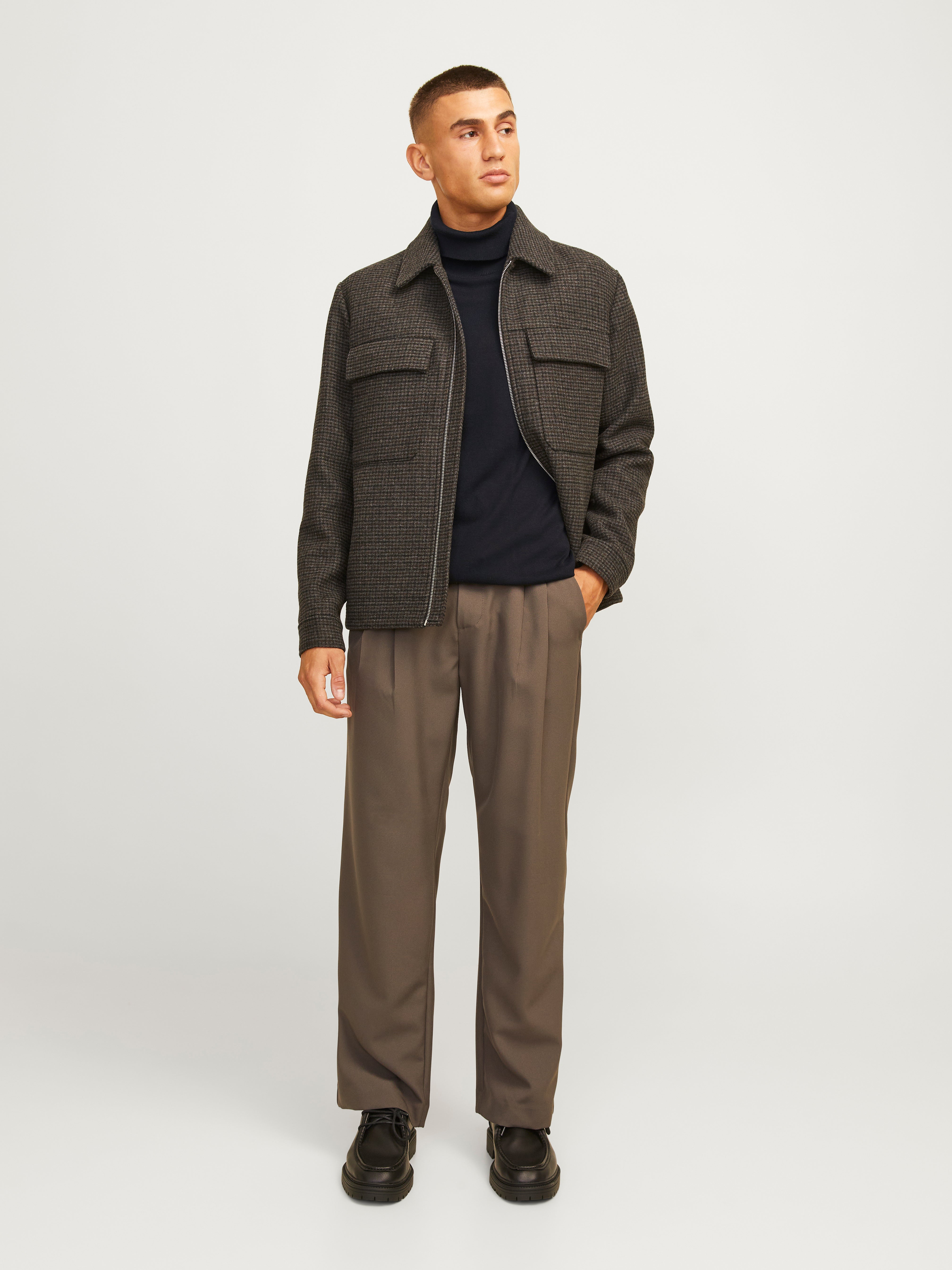 Thumbnail - Einfarbig Rollkragenpullover