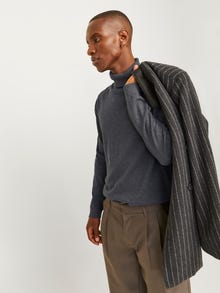Jack & Jones Col roulé -Dark Grey Melange - 12258051