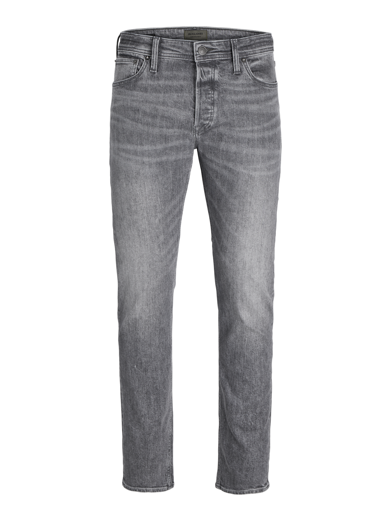 Jack & Jones JJICHRIS JJORIGINAL AM 387 Relaxed Fit Jeans -Grey Denim - 12258092
