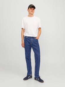 Jack & Jones JJICHRIS JJORIGINAL AM 483 NOOS Laisvo kirpimo džinsai -Blue Denim - 12258101