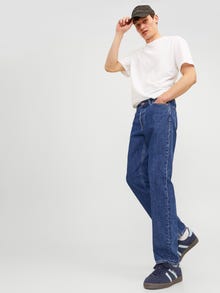 Jack & Jones JJICHRIS JJORIGINAL AM 483 NOOS Laisvo kirpimo džinsai -Blue Denim - 12258101