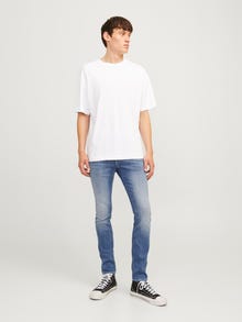Jack & Jones JJIGLENN JJFOX AM 489 50SPS NOOS Priglundantys džinsai -Blue Denim - 12258116
