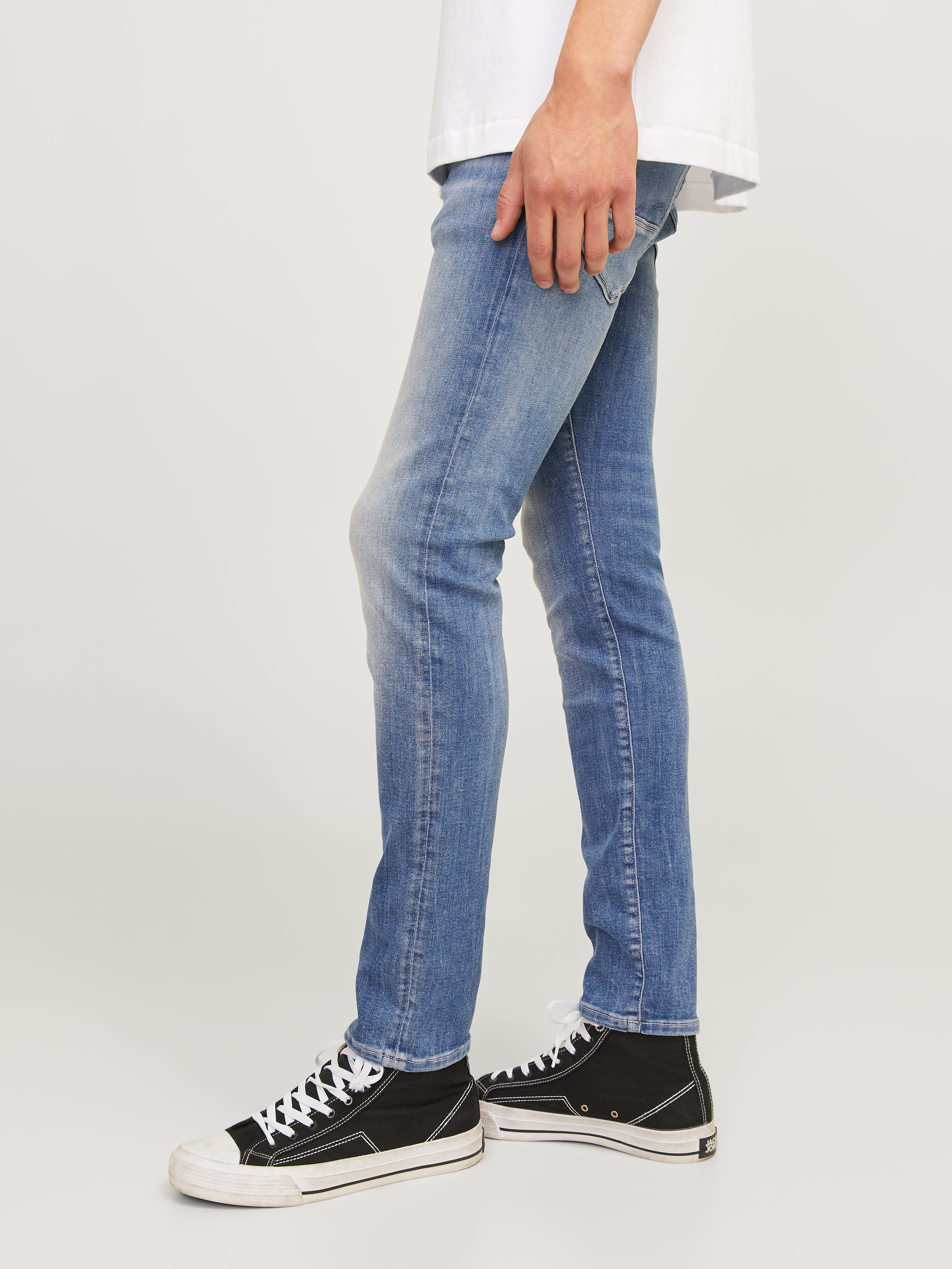 JJIGLENN JJFOX AM 489 50SPS Slim Fit Jeans | Mittelblau | Jack 