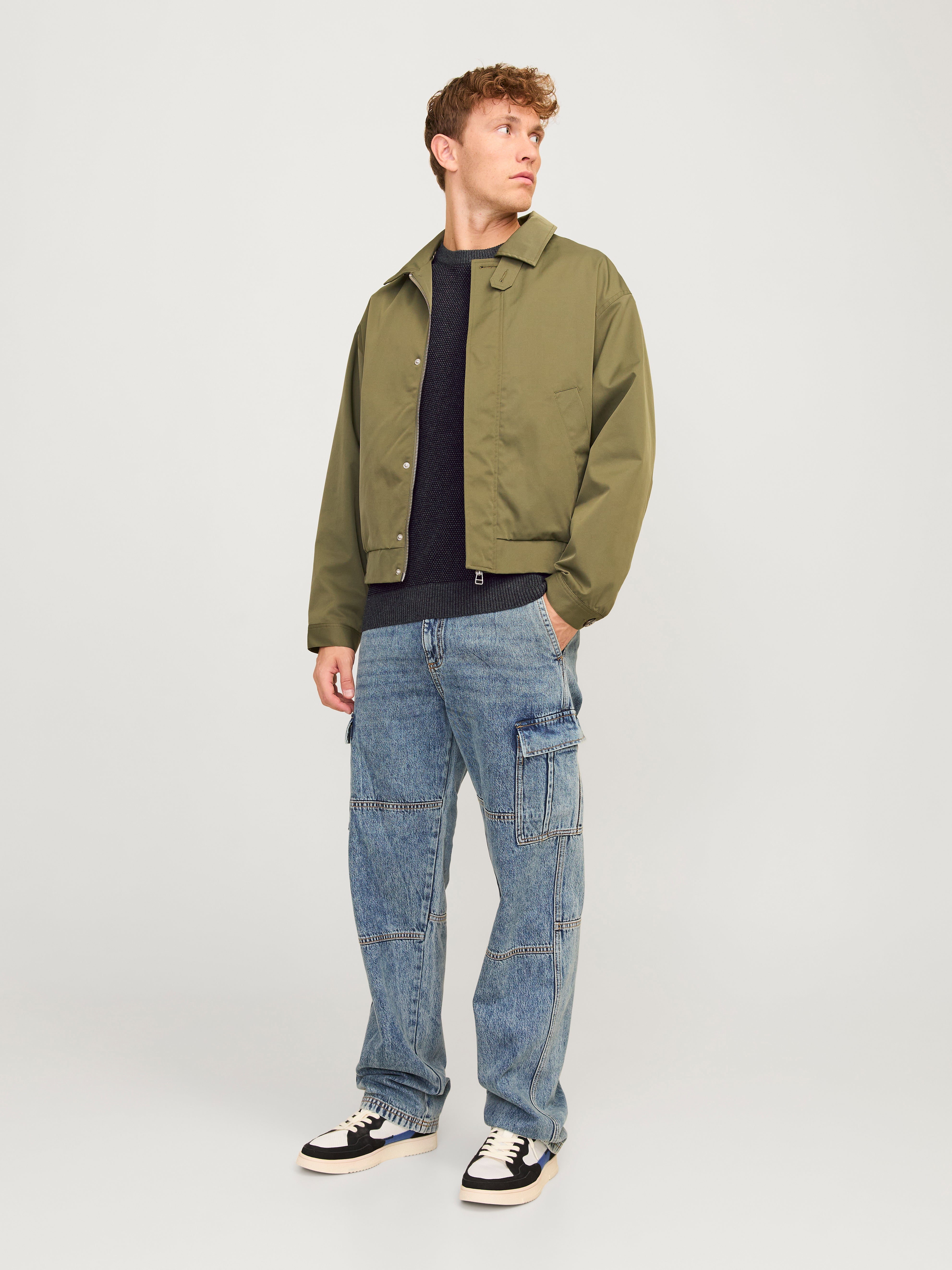 Thumbnail - Einfarbig Strickpullover