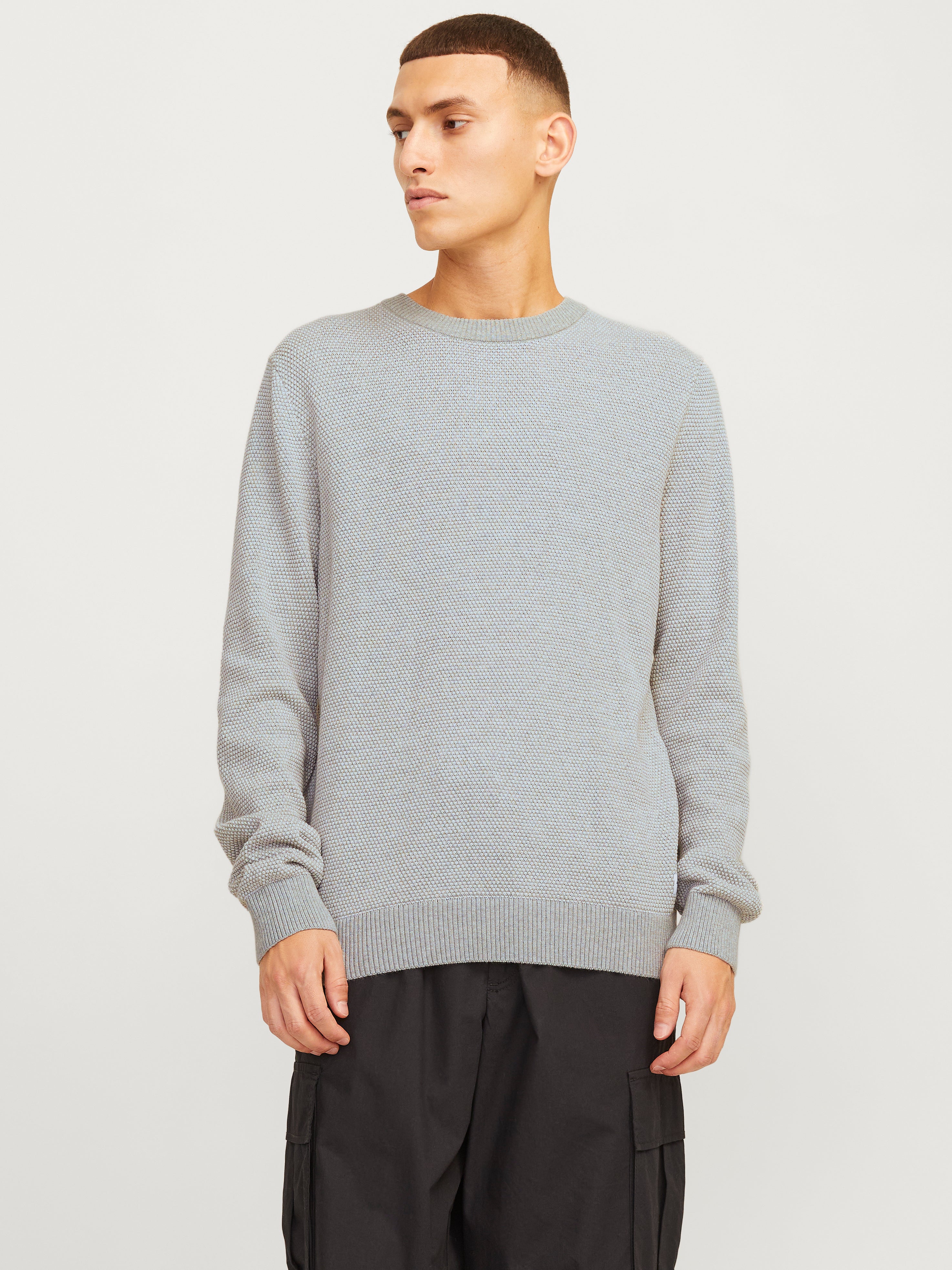 Thumbnail - Einfarbig Strickpullover