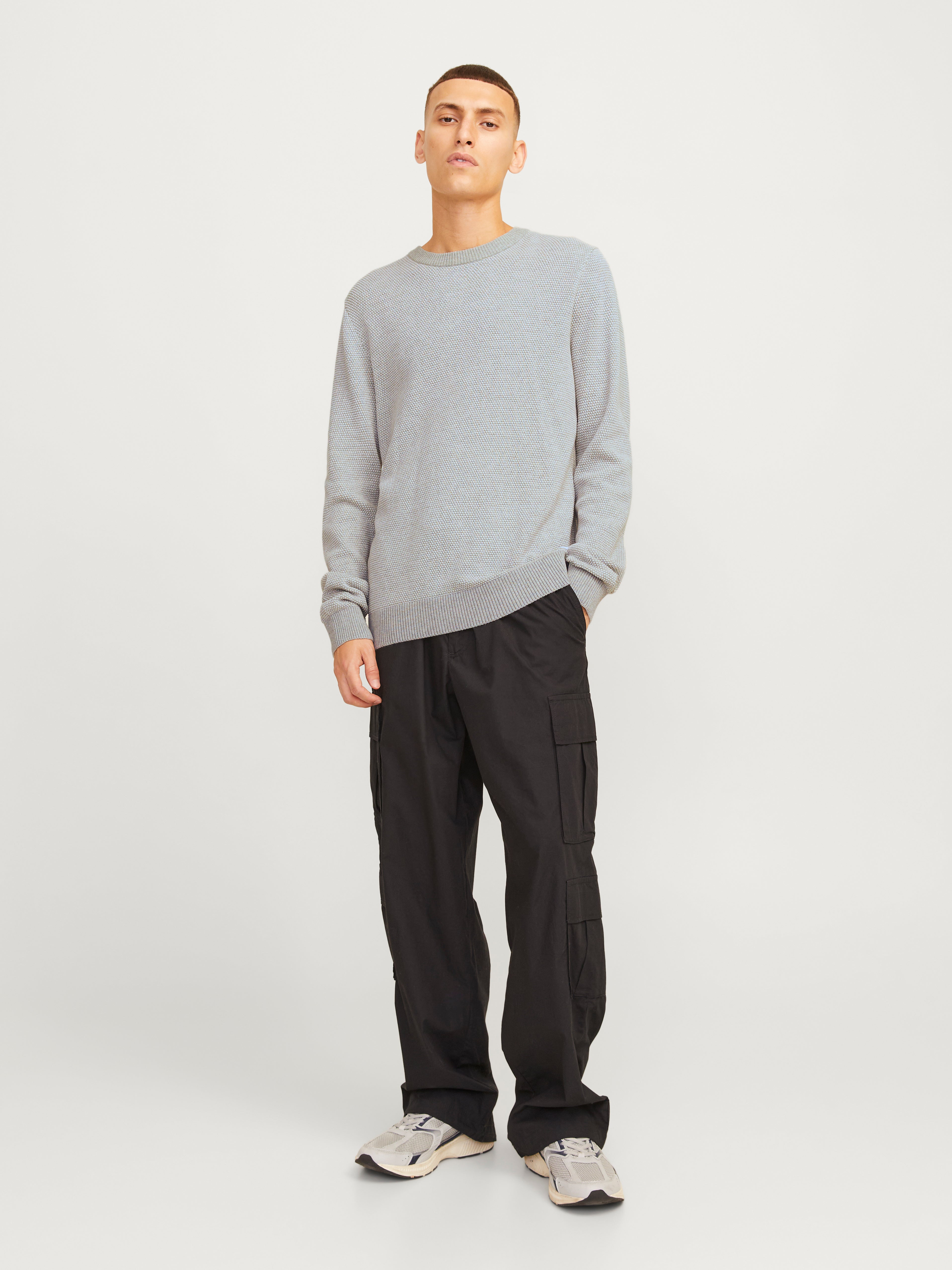 Thumbnail - Einfarbig Strickpullover